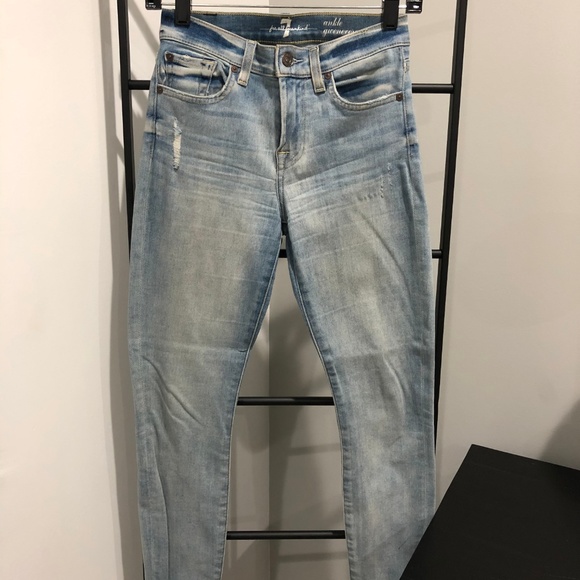 7 For All Mankind Gwenevere Ankle Skinny - Picture 2 of 7